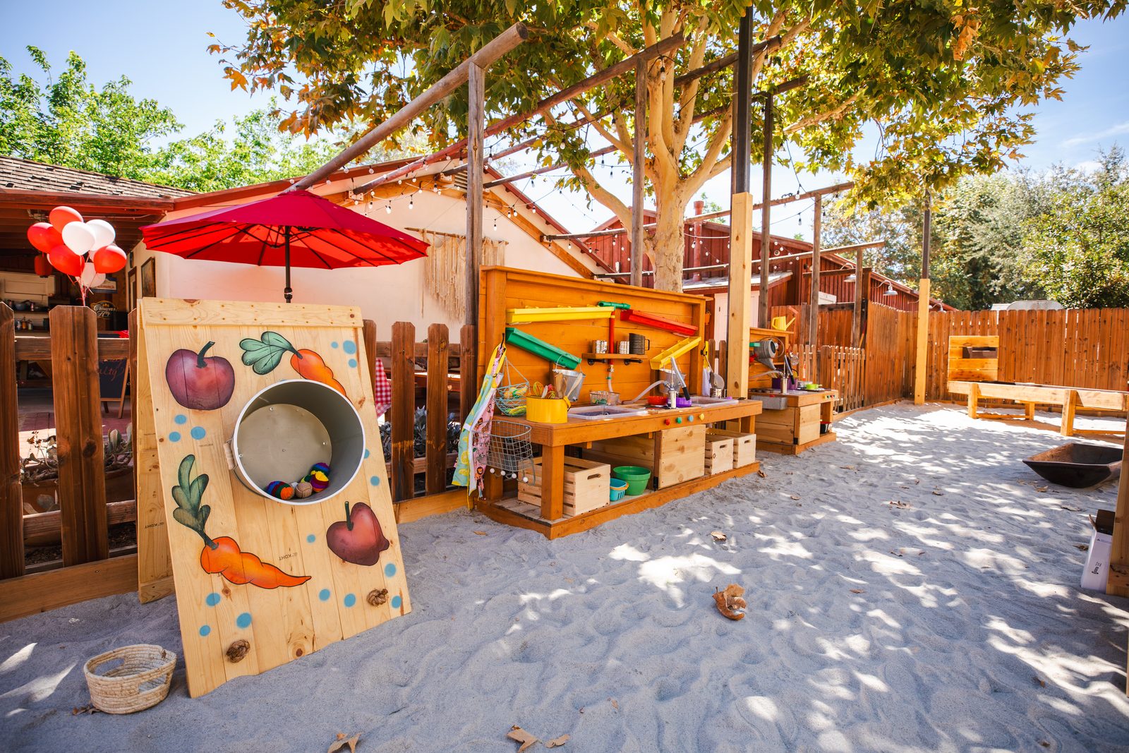 The mud kitchen