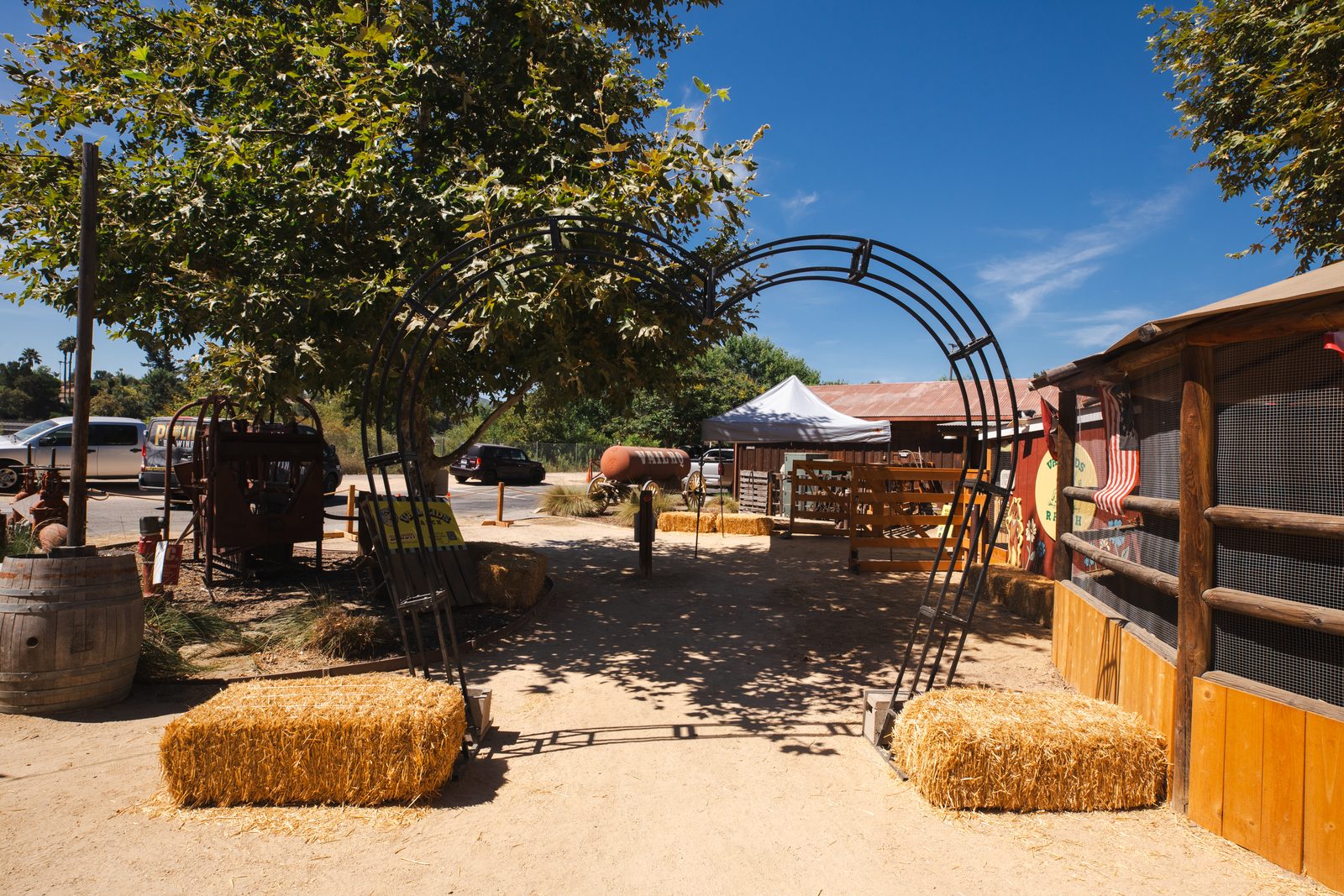 The ranch entrance