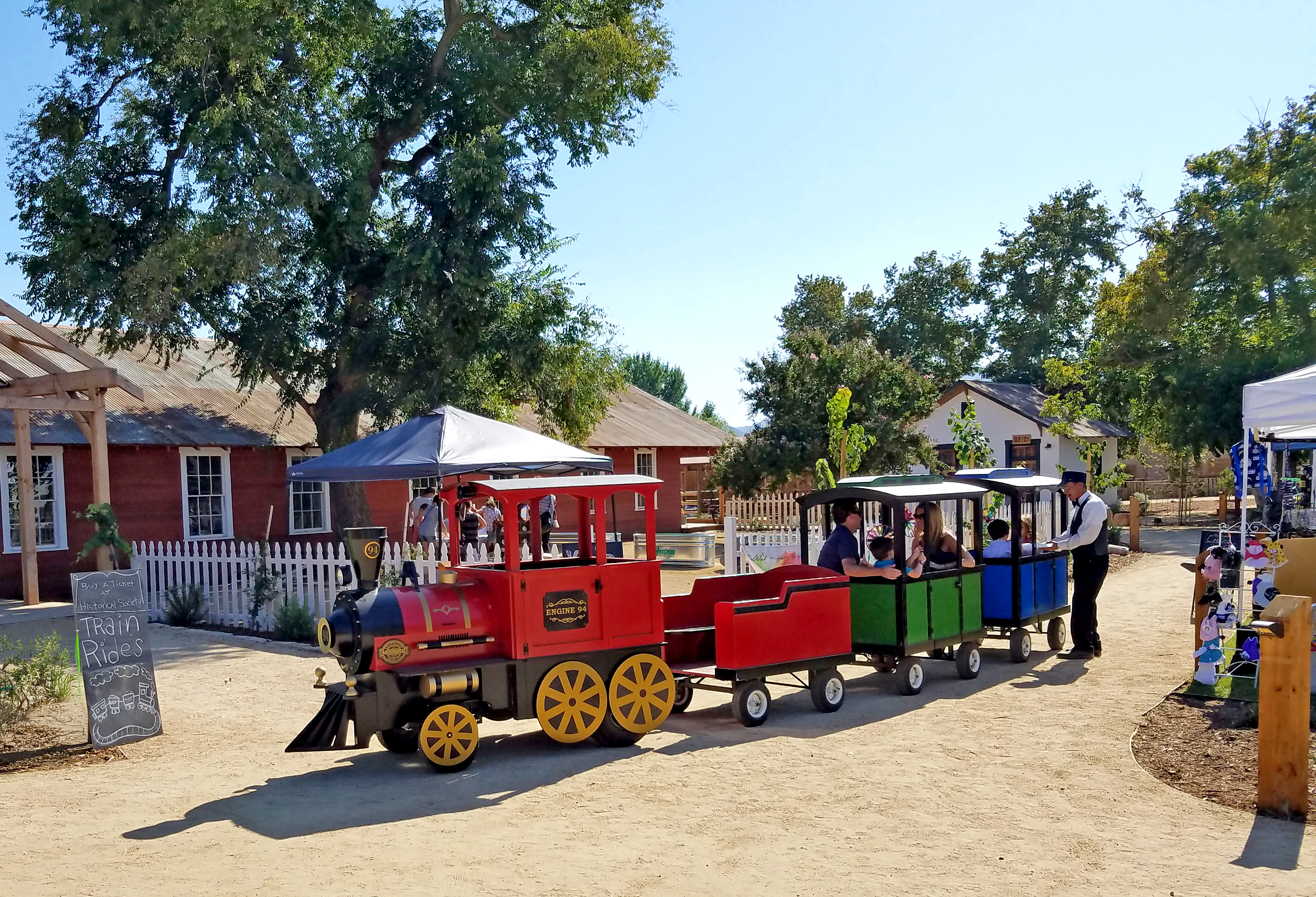 Train ride at Vail Kids Ranch
